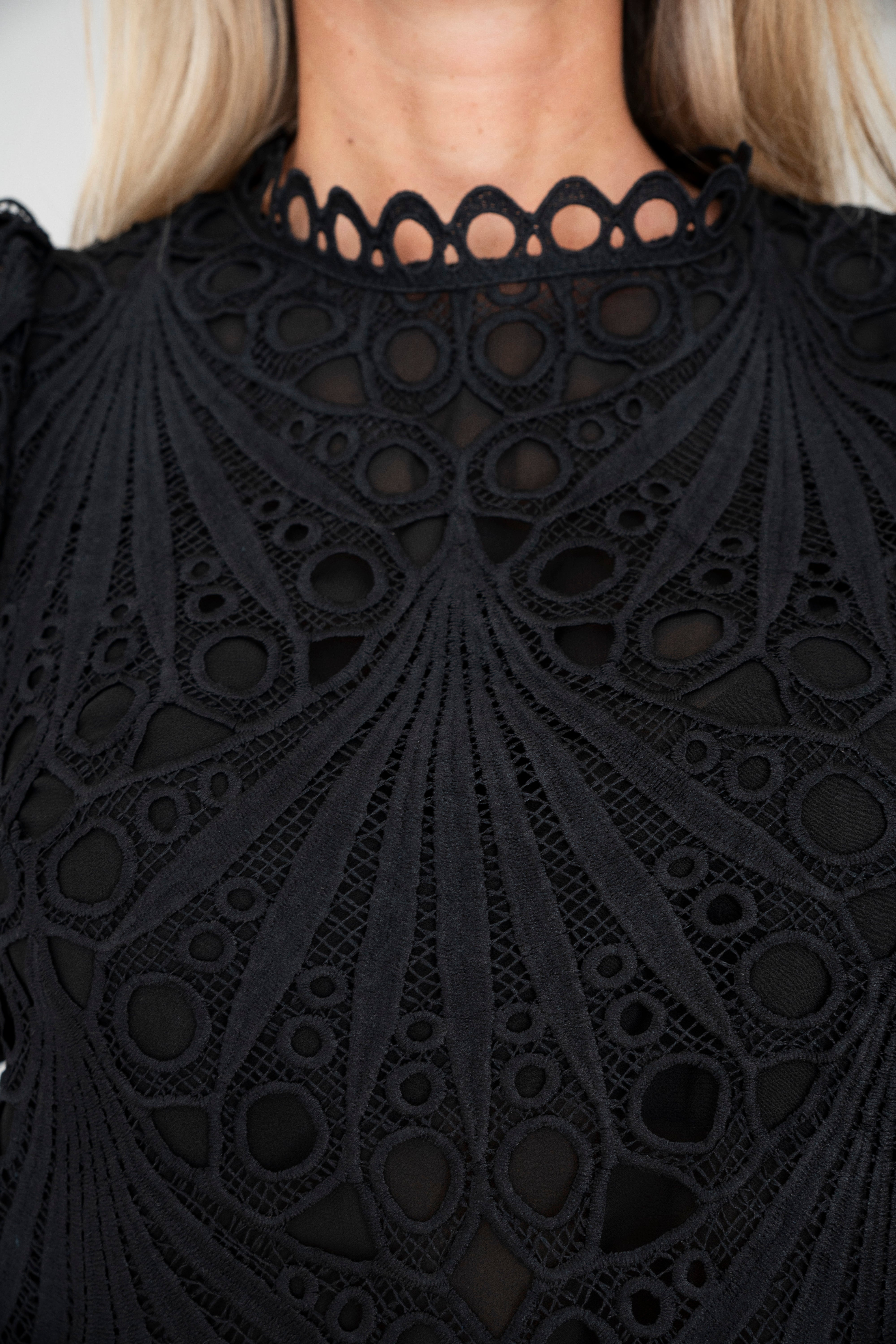 Blouse Black Lace